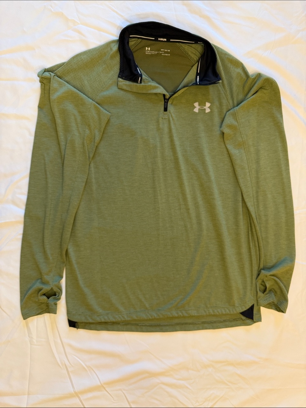 Under Armour Men's Olive Green 1/4 Zip Performance Pullover